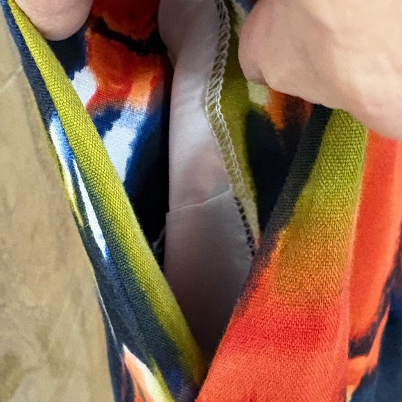 Calvin Klein Women's Linen Blend Fit N Flare Sleeveless Dress size 10 - Picture 4 of 10